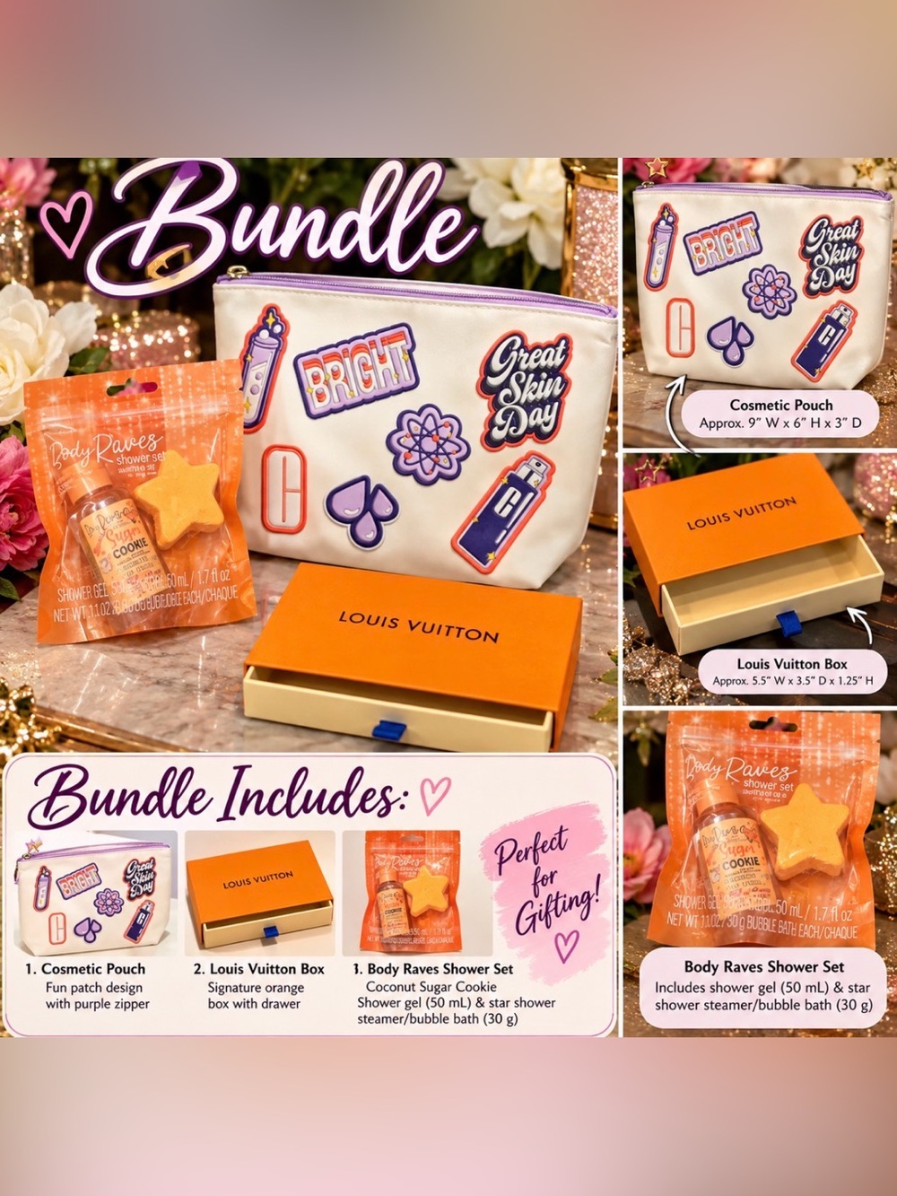 Cosmetic Pouch Bundle